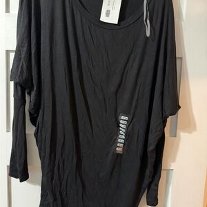 Black Long Sleeve Dolman Tee